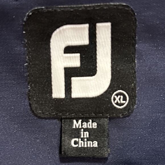 FootJoy Pullover Vest Men's Extra Large Navy Blue Golf Windbreaker Sleeveless XL - Picture 12 of 14